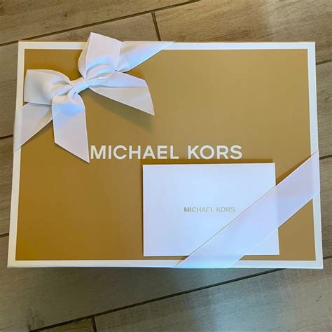 michael kors gift wrap box